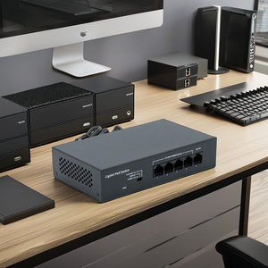 Giá bán buôn đầy đủ Gigabit 4 cổng PoE cổng 1 Uplink PoE chuyển đổi OEM 5 cổng PoE Swith 5 cổng Gigabit <span class=keywords><strong>Ethernet</strong></span> mạng chuyển đổi - Product Image 4