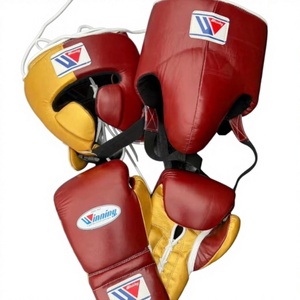 ชุดชกมวยหนังวัวแท้คุณภาพสูงสั่งทำพิเศษ พร้อมนวมชกมวยแบบเต็มนิ้วปรับได้สำหรับมืออาชีพ - Product Image 1