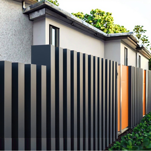 Vườn trang trí ngoài trời WPC hàng rào Bảng điều chỉnh Composite riêng tư đá đen tường 3D mô hình chất lượng tường ốp cho không gian ngoài trời - Product Image 5