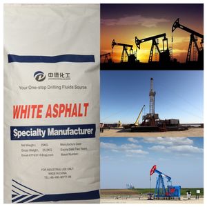 عامل مضاد للانهيار لسائل الحفر الأسفلت الأبيض ، الأسفلت الأبيض غير الفلوري الصديق للبيئة - Product Image 2
