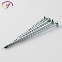 Clavos Comunes de Hierro Galvanizado con Anillo y Cabeza Redonda, Acabado Brillante, para Construcción de Madera, Estructuras y Trabajos en Madera