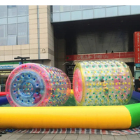 Prix de gros ballon gonflable à bille roulante pour jeu d'eau ballons roulants gonflables à vendre