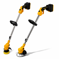 Kit Attrezzi da Giardino Multifunzione 9-in-1 a Batteria 21V, Decespugliatore, Tagliaerba e Spazzola Elettrica ad Alta Potenza 1200W