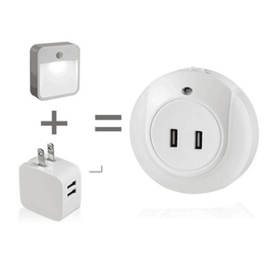 Luz LED con Sensor de Iluminación Automática de Forma Redonda de Alta Calidad 2024, con Puerto de Carga USB Dual - Product Image 6