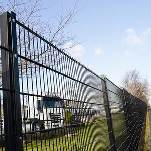 รั้วรักษาความปลอดภัยโลหะแท่งคู่เคลือบผง868ตาข่ายลวดเชื่อม/656/545รั้วอุตสาหกรรม - Product Image 3