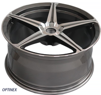 Jantes forgées sur mesure gris bronze usiné 18 19 20 21 22 23 24 pouces 5X112 5X130 5X120 pour Mustang Corvette Porsche
