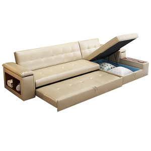Casual Design L Shape Modern Folding Sofa Bed Folding Bed With Storage Foldable Sofa Kama