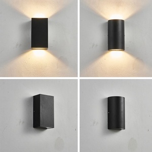 โคมไฟติดผนัง LED สองหัวแบบเหนี่ยวนำง่ายสำหรับห้องนอนกลางแจ้งโรงแรมแหล่งจ่ายไฟพลังงานแสงอาทิตย์กันน้ำและหรี่แสงได้ - Product Image 6