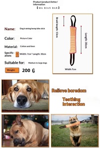 Almohada de entrenamiento <span class=keywords><strong>para</strong></span> <span class=keywords><strong>perros</strong></span>, juguete masticable de yute <span class=keywords><strong>para</strong></span> cachorros, juego interactivo de tira y afloja <span class=keywords><strong>para</strong></span> entrenamiento de mascotas, en stock - Product Image 3