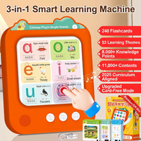 Tableau d'activités interactif portable pour enfants : Machine d'apprentissage logique et éducative pour la lecture facile