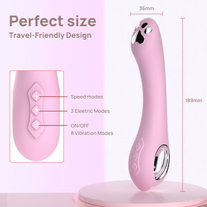 Vibrateur pour point G féminin, stimulation du clitoris et des mamelons, jouets pour adultes pour couples - Product Image 3