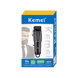 KEMEI Km-pg1071 Display Electric Cordless Powerful Hair Clipper <strong>Trimmer</strong> Fast Charging Professional <strong>Black</strong> <strong>Trimmer</strong> Man - Product Image 6