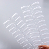 240 pièces doux Gel ongles Art pointe ongles Salons fournisseur couverture complète cercueil français pré-formé sans couture pas de fichier givré ongles conseils