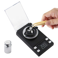 Báscula Digital de Precisión J&R Smart Premium Weigh Professional de 10g 20g 50g 100g 0.001g para Recarga de Monedas, Joyería y Oro