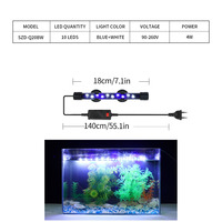 Vente en gros de lampes de plongée pour aquarium à LED haute luminosité, lampes d'aquarium pour poissons d'ornement