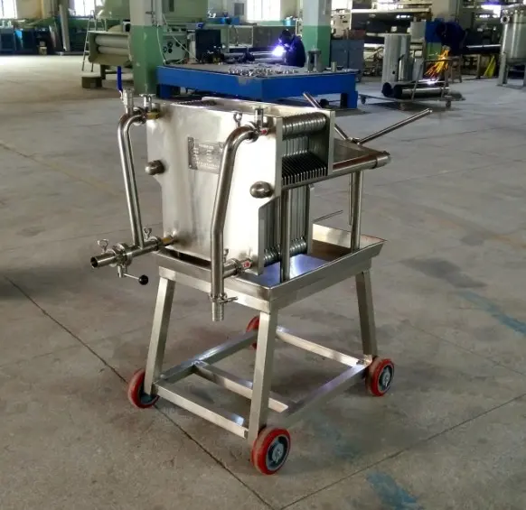 Stainless Steel Plate and Frame Filter Press Use in Laboratory Application