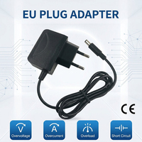 Adaptateur d'alimentation à découpage 12V 1A certifié CE, testé à 100 % en usine, entrée AC 100-240V, sortie DC 12W, prise UE