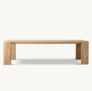 Mesa de Comedor Moderna de Madera Maciza de Roble - Product Image 1