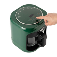 Friteuse à air numérique électrique multifonctionnelle en verre avec prise en charge de la langue française, capacité de 4,1 à 5 L pour camping-car et usage domestique