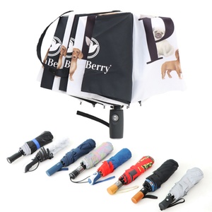 Promotional Custom Printed <b>Umbrellas</b> in Bulk - Portable Auto Open Travel <b>Umbrella</b> for Advertising Gifts - Product Image 4