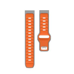 สายซิลิโคนสองสี20/22มม. สำหรับ <span class=keywords><strong>amazfit</strong></span> GTR Huawei Garmin Samsung Galaxy Watch <span class=keywords><strong>7</strong></span> 6 5 4 - Product Image 3