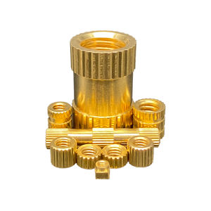 4*10 écrous de <span class=keywords><strong>fer</strong></span> à <span class=keywords><strong>souder</strong></span> en cuivre <span class=keywords><strong>pour</strong></span> meubles sur mesure écrous d'insertion thermofusibles à filetage en laiton moleté - Product Image 2