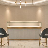 Ensemble de vitrines de présentation de bijoux sur mesure avec éclairage LED pour les magasins de détail et les projets d'aménagement de boutiques