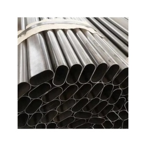 Tubo Ovalado Plano de Acero 15x30mm Negro/Plateado FGA, Barra para Colgar Ropa en Armarios y Guardar Ropa - Product Image 1