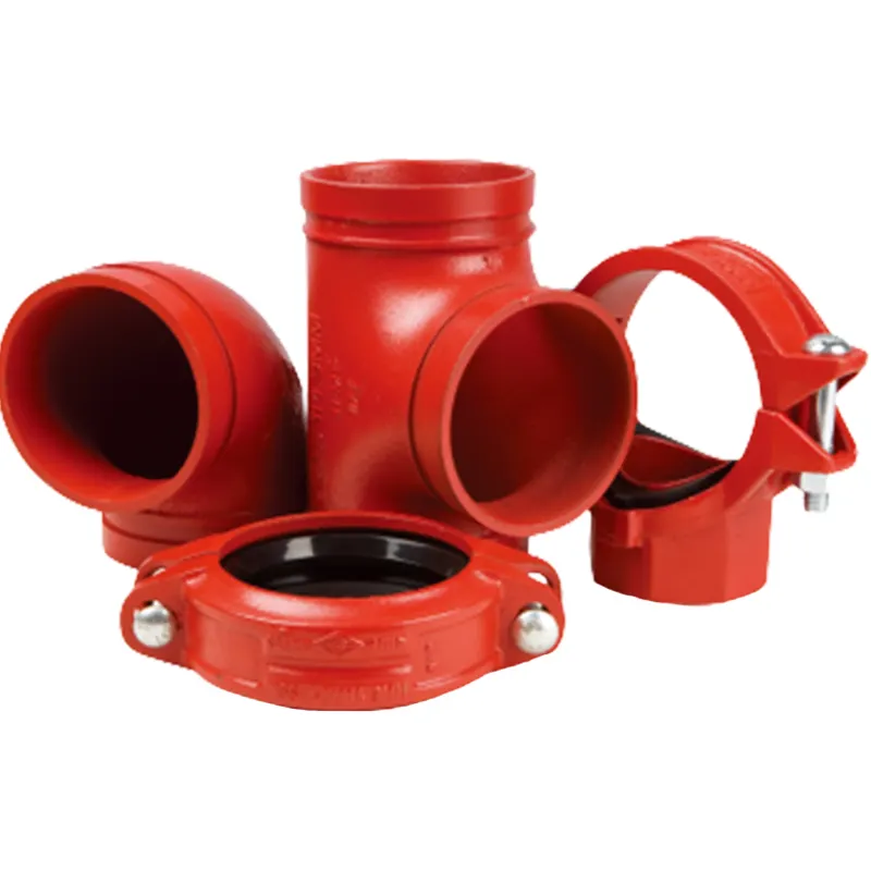 Pipe Fittings Grooved Fire Fitting Ductile Iron Angle Pad Coupling Grooved Coupling and Fittings