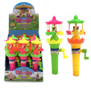 Mainan baru murah berputar surga mainan permen manis mainan tangan engkol komidi putar dengan lampu - Product Image 1