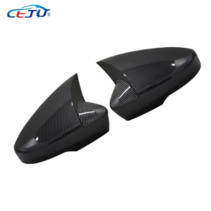 Noir brillant ABS Carbone Look M Style Carrosserie Kits Porte Latérale Rétroviseur Couvre Capuchons pour <span class=keywords><strong>Skoda</strong></span> Octavia RS <span class=keywords><strong>Scout</strong></span> 5E 2013-2019 - Product Image 3