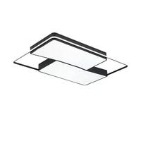 Plafonnier Led rectangulaire avec télécommande pour salon