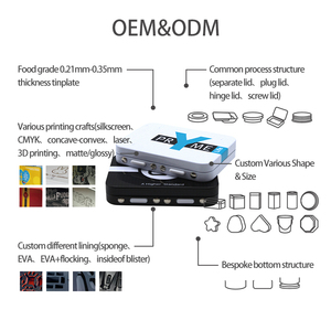 Caja de Metal Premium Resistente a Niños, en Varios Tamaños, para Guardar Pastillas, Cigarrillos, Gomitas y Dulces, Segura y Ecológica - Product Image 4