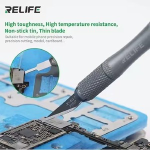 Relife-Juego de cuchillos de CPU 8 en 1 para reparación de placa base IC, grado Industrial, mantenimiento de teléfono, con pegamento, hoja tallada de bisturí - Product Image 4