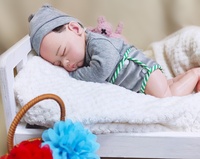 Petite poupée réaliste de Stimulation anatomique pour bébé, solide, corps complet en Silicone pour maman