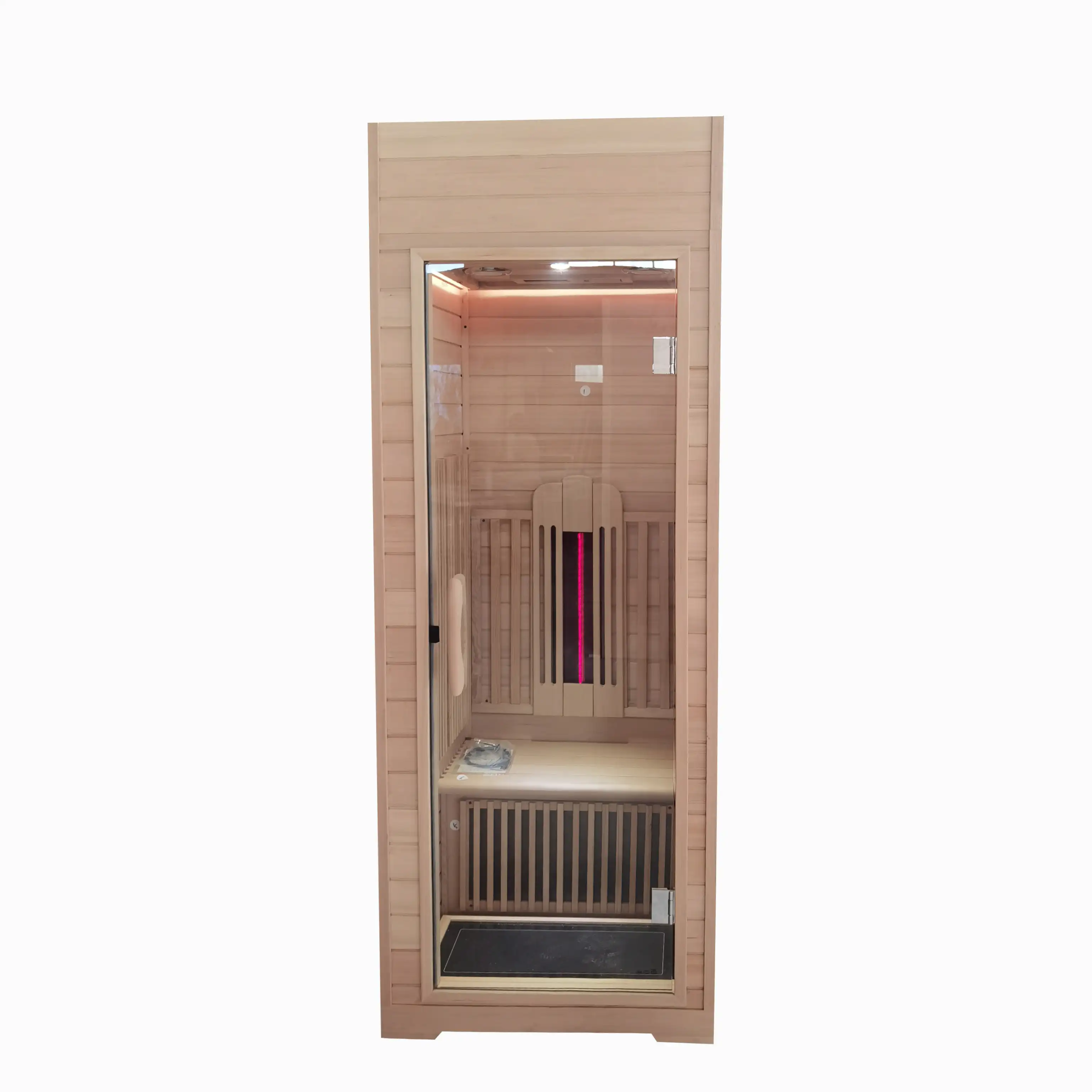 Luxus 1 Einzelperson Sauna kabine Finish Fern infrarot Dampf Innen sauna Raum