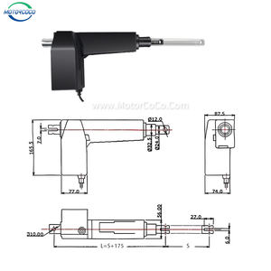 Attuatore Lineare Personalizzabile 12v 24v 29v per Letto Ospedaliero e Poltrona Odontoiatrica, Micro Attuatore Lineare 8000N con Commutazione a Spazzole - Product Image 4