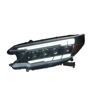 For 12-14 CRV 12V 50W <b>Headlight</b> Assembly Modified <b>LED</b> Daytime Running Light Flowing Turn Signal Lens 12v <b>LED</b> <b>Headlight</b> Assembly - Product Image 3