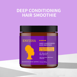 Crème de traitement hydratant Anti-casse au beurre de karité vitamine B5 pour <span class=keywords><strong>cheveux</strong></span> bouclés africains - Product Image 2