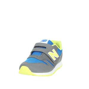 Scarpe da ginnastica per bambini YZ373JB2 con tomaia in mesh traspirante, grigio blu, chiusura in velcro, scarpe sportive atletiche - Product Image 6