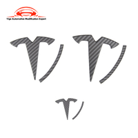 Emblème autocollant personnalisé pour le logo avant/arrière/volant pour les modèles 3/Y 19-24