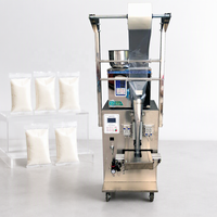 Machine de remplissage et d'emballage automatique de sachets en plastique pour sucre et sel en granulés de 5 grammes, facile à utiliser, à moteur électrique, pour hôtels
