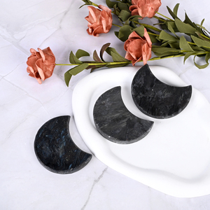 Pierre de guérison artisanale sculptée en forme de lune, style Feng Shui, en cristal naturel, prix de gros, pour la décoration intérieure - Product Image 4