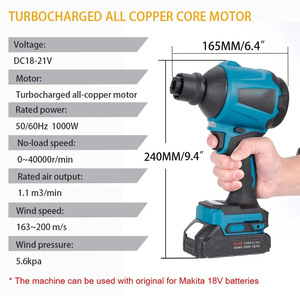 3 in 1 Cordless DIY Compressed Air <b>Blower</b> & Vacuum High Volume for Keyboard <b>Car</b> Power Source Battery 3 in 1 Cordless <b>Blower</b> Vacu - Product Image 3
