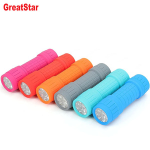 Mini Linterna LED Táctica Ligera de ABS con Logotipo Personalizable, Color Personalizable, Batería AAA - Regalo para Camping - Product Image 1