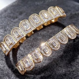 High Quality Hip Hop VVS Moissanite <b>Diamond</b> Dental Grillz Set 925 <b>Silver</b> <b>Teeth</b> Caps Fashion Available At Best Market Price - Product Image 6