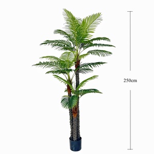 Palmera Artificial de Plástico Resistente al Agua, Ecológica y de Alta Simulación, para Decoración de Jardín y Hogar - Product Image 4