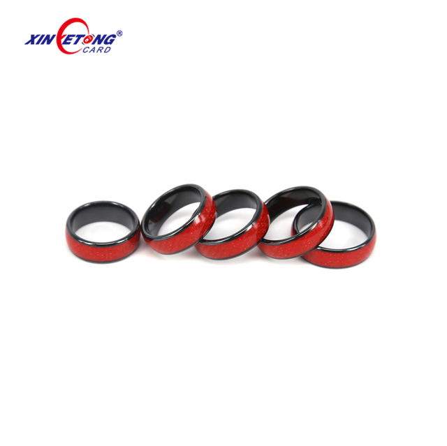 Ceramic RFID NFC Ring 216 13.56MHz  Waterproof Smart Finger Ring for Payment Access Control