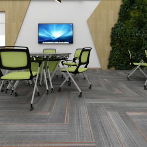 Carreaux de moquette modulaires Revêtement de sol en PP Carreaux de moquette de bureau pour la maison à vendre Carrés de moquette bitume Elare - Product Image 4