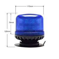 Balise magnétique flexible à surface plane, ECE R65 TB2 R10, DC12V 24V IP66 pour remorques porte-voitures et camions de service.